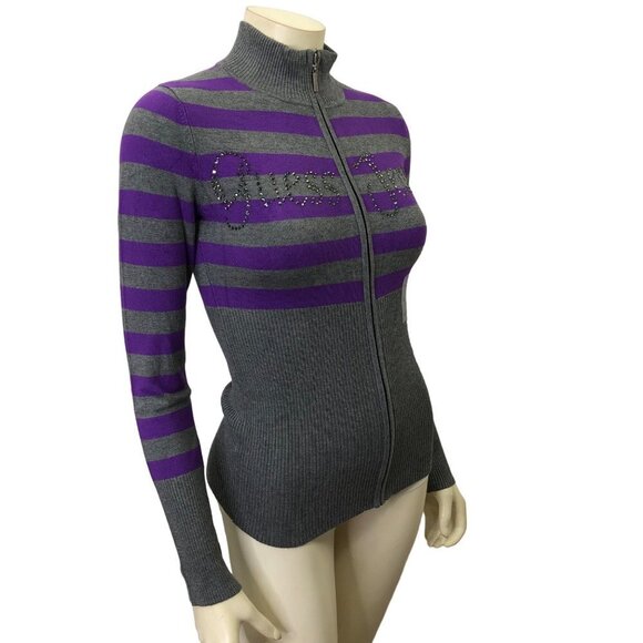 GUESS FULL ZIP MOCK NECK LG NEW WITH TAG - Picture 5 of 9